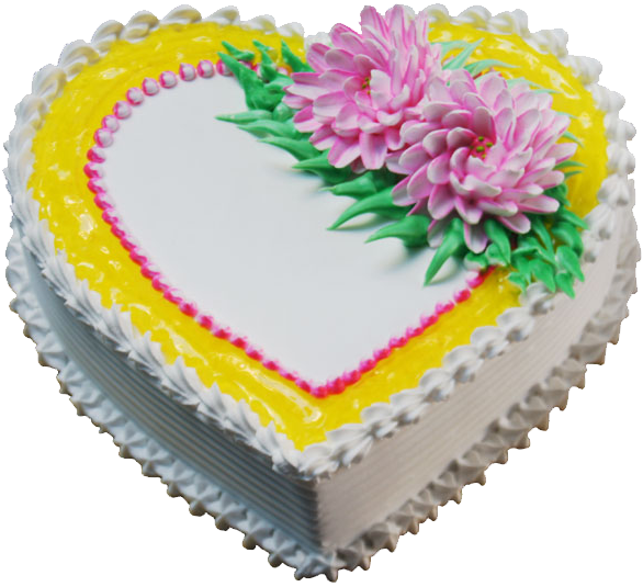 Order Birthday Cakes Online In Hyderabad Make Your - Pineapple Cake Heart Shape (660x660)