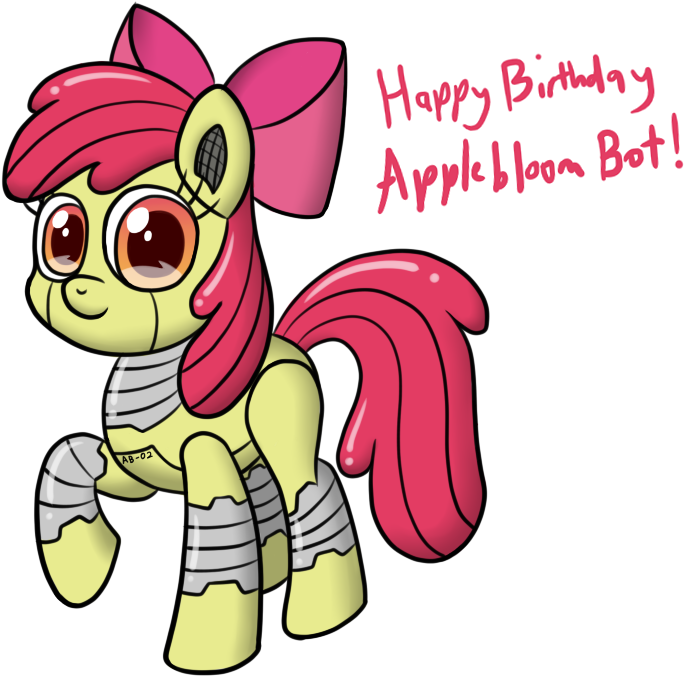 Apple Bloom Robot - Comics (800x800)