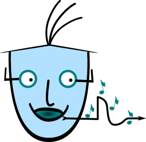 Singing Mouth Clipart - Speaking Intonation (600x585)