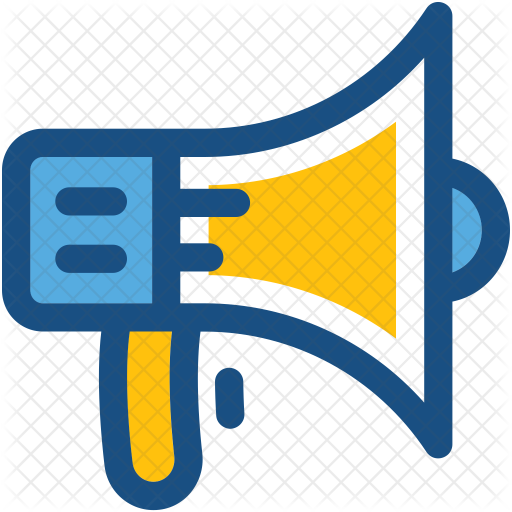 Bullhorn Icon - Megaphone (512x512)