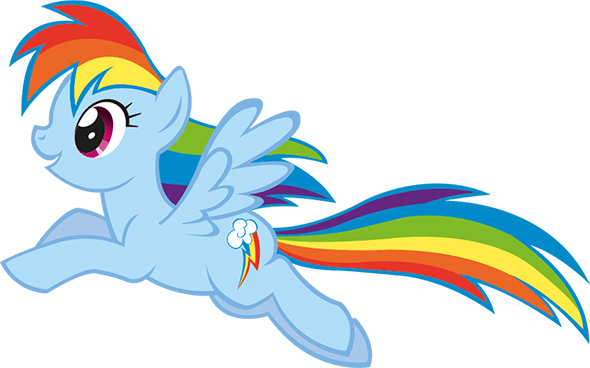 My Little Pony Colouring Adventures Eaglemoss Collection - Roommates My Little Pony Wall Decals / Stickers 7ct (590x368)