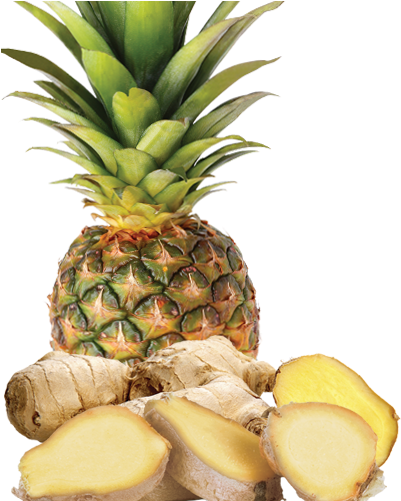 Pineapple Ginger Mist - Pineapple And Ginger Png (483x500)