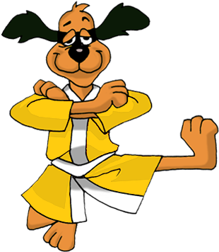 Blue, Gold - Cartoon (383x400)