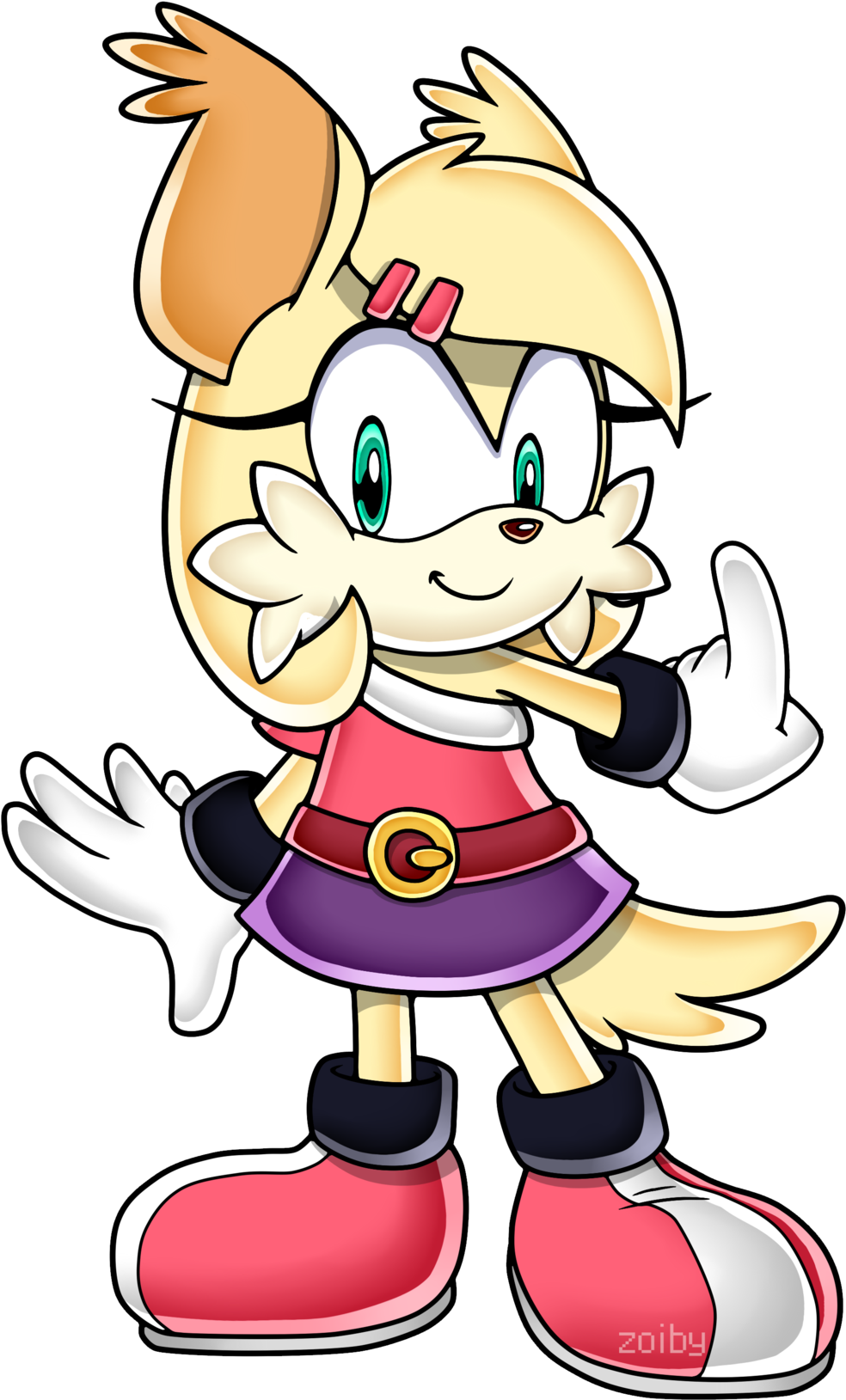 Sonic Adventure By Zoiby - Cartoon (1024x1643)