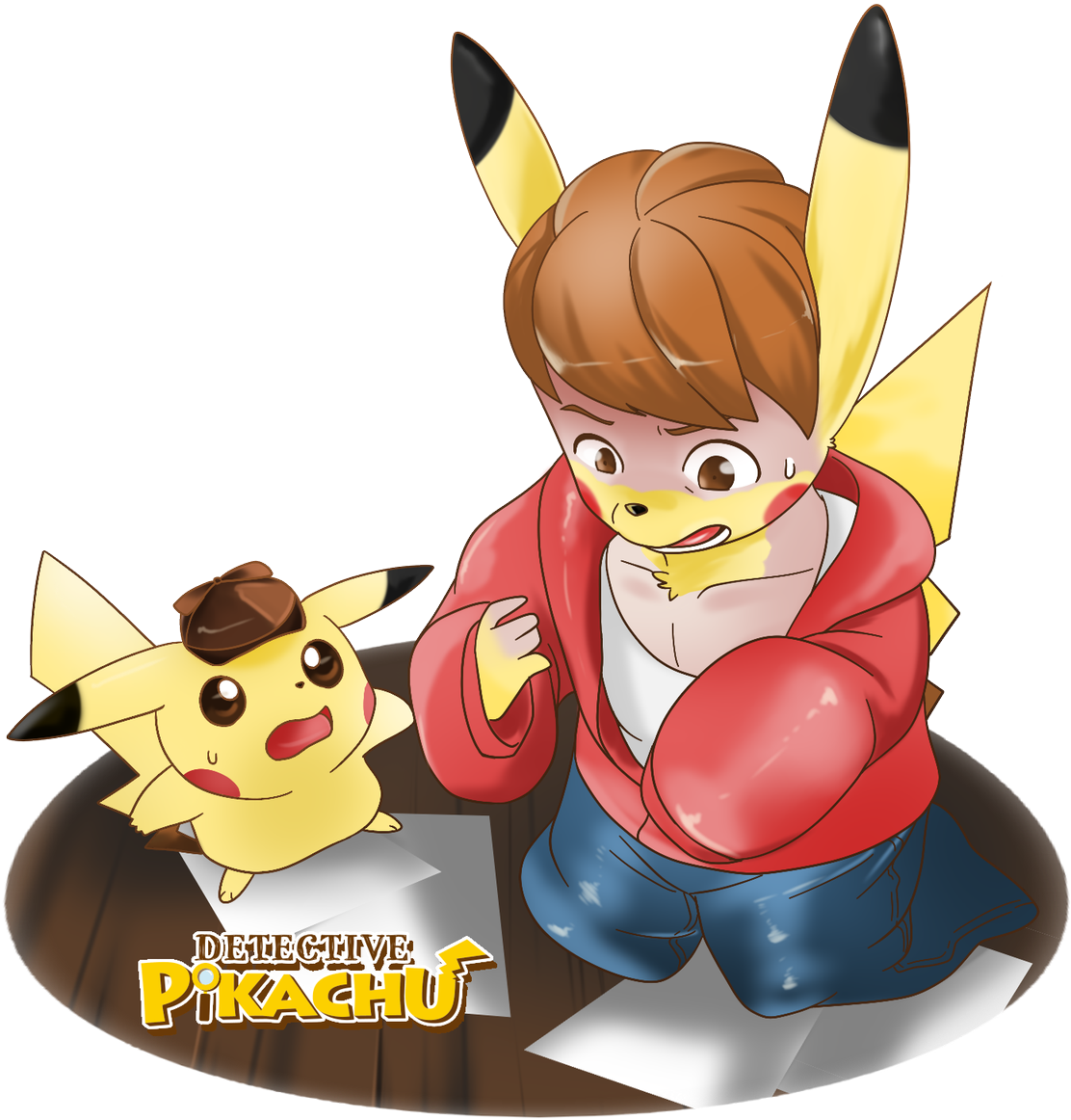 Fez♨mangaka On Twitter - Tim Goodman Detective Pikachu (1200x1200)