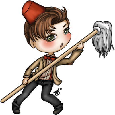 Doctor Who By Blueberry-milk - Cartoon (401x399)