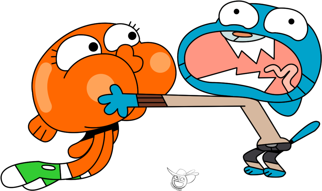 Tapi Berhubung Admin Jarinya Udah Bengkok Jadi Sekian - Amazing World Of Gumball Stickers (1141x692)