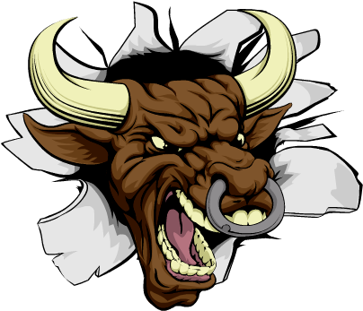 Longhorn Stickers Messages Sticker-11 - Bull Head (408x408)
