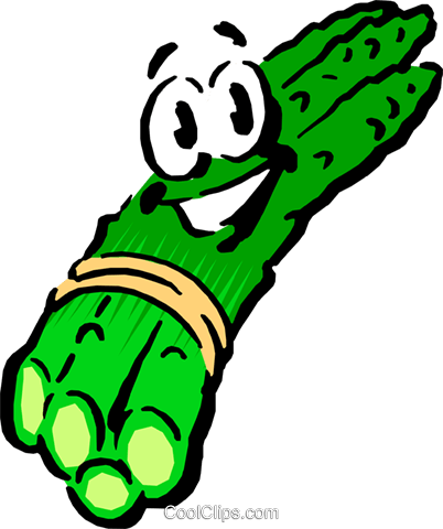 Asparagus Clipart Clip Art - Esparragos Gif (402x480)