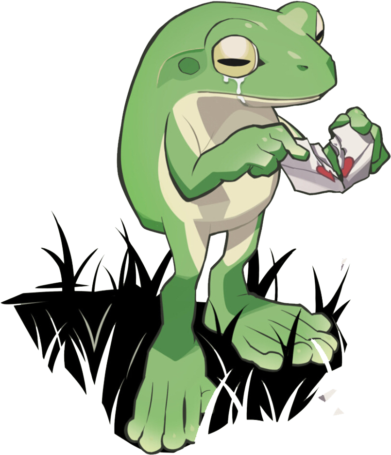 Frog Cartoon Illustration - Illustration (988x1024)