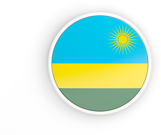 Illustration Of Flag Of Rwanda - Circle (640x480)