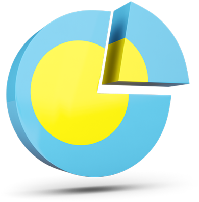 Illustration Of Flag Of Palau - Flag Of Azerbaijan (640x480)