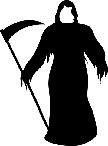 Reaper-003 - Halloween Grim Reeper Silhouettes (357x480)