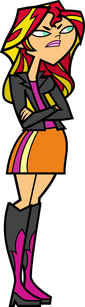 Total Drama Sunset Shimmer - Sunset Shimmer Total Drama (296x1066)