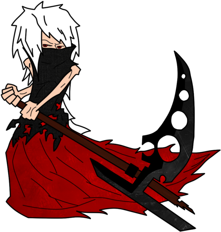 'anime Reaper' Colored By Yami-zero ' - Illustration (736x800)
