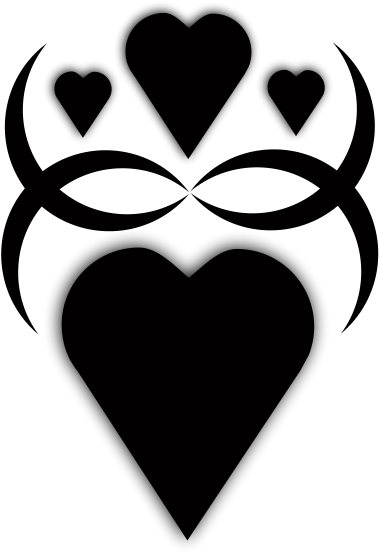 Heart Png Clip Arts - Cool Heart Symbols (438x600)