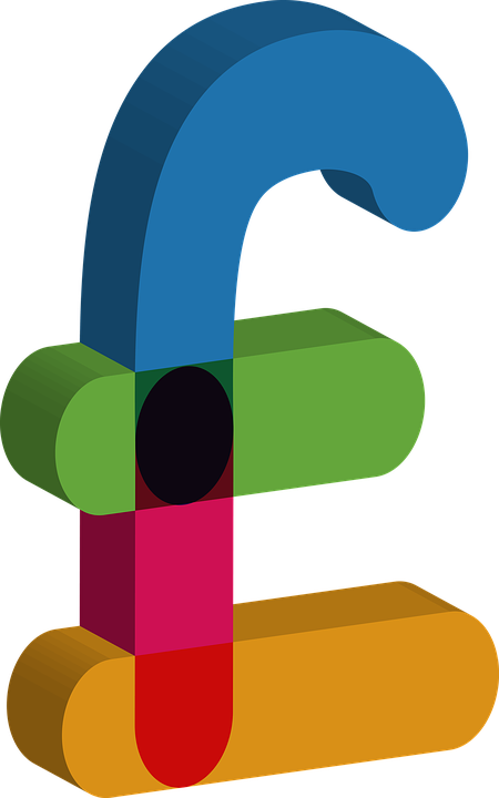 Clip Art Pound Sterling Currency Pound Sign Coin - Pound Sterling (750x1200)