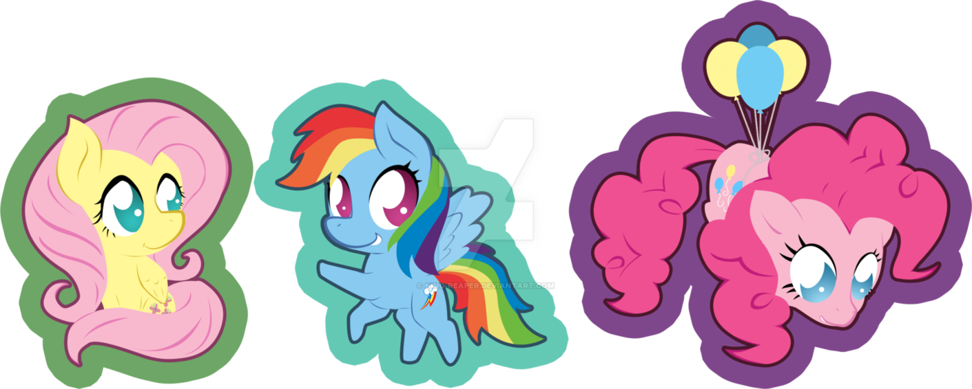 Mlp Stickers Redone Part 1 By King-reaper - Mlp Stickers Redone Part 1 By King-reaper (1411x566)