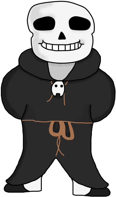 Reaper Sans By Swappappy - Cartoon (412x682)
