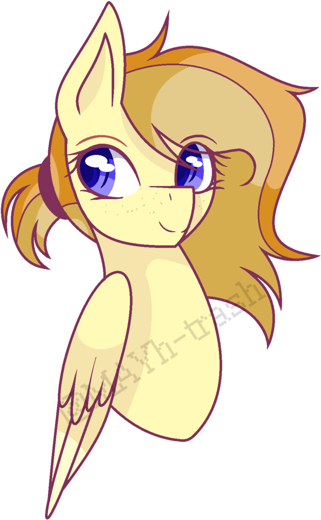 Su-star, Bust, Female, Mare, Oc, Oc - Cartoon (691x1024)