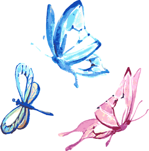 Watercolor Painting Graphic Design - Butterfly Watercolour Vector (518x526)