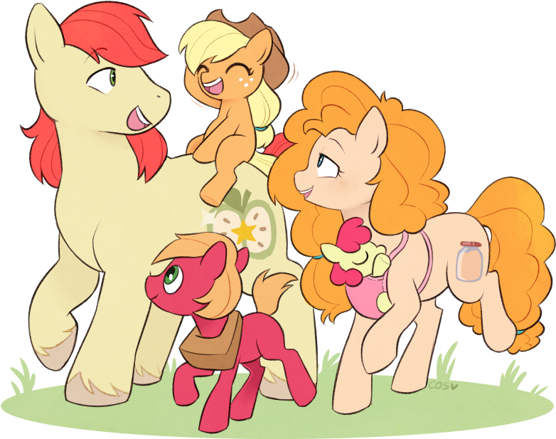 Please Do Not Repost, Redistribute Or Edit My Artwork - Pear Butter X Bright Mac 3d (805x643)