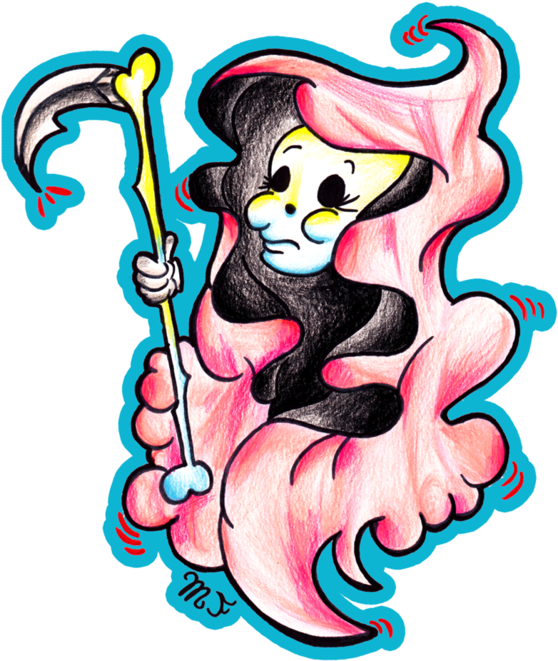 The Prim Reaper By After The Funeral - Illustration (824x969)