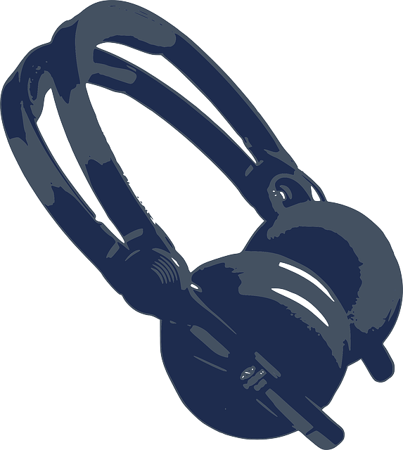 Drawn Headphones Transparent - Headphone Clipart Png Transparent (573x640)