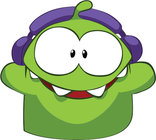 Cut The Rope Headphones - Om Nom Cut The Tope (518x465)