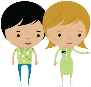 Goleansixsigma Com Green Belt Characters - Cartoon (400x400)