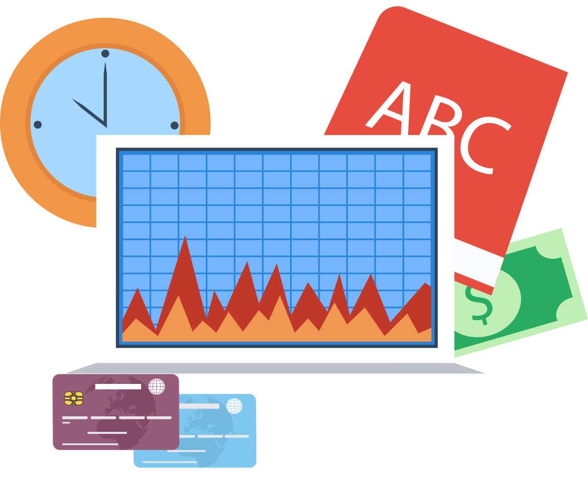 Graphic Design Euclidean Vector - Stock Fund (1200x981)