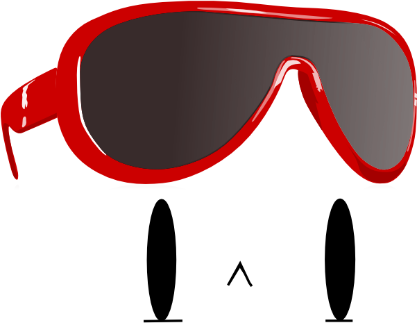 Sunglasses Clip Art At Clker - Sunglasses Clip Art (600x488)
