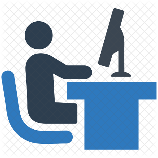 Office Working Icon - Working Hours Icon (512x512)