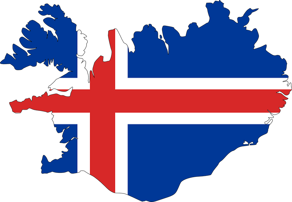 Iceland Map Flag - Iceland Map (1280x886)