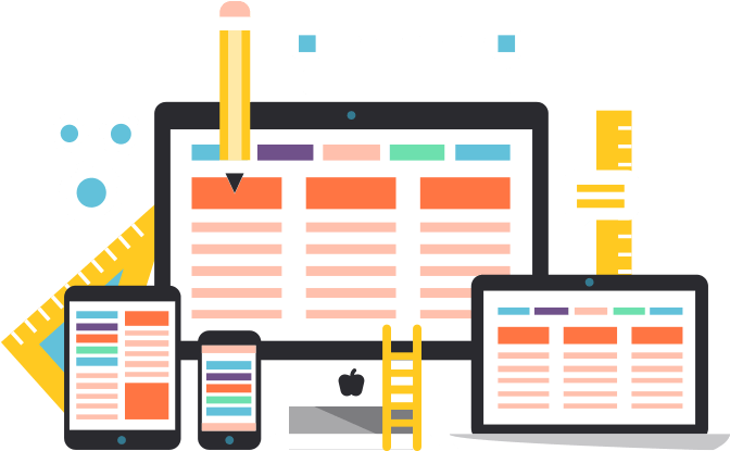 Web Design Unique Graphic Design - Web Design Vector Png (700x537)