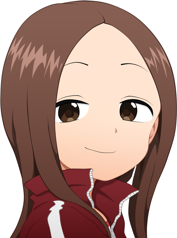 Smug Takagi By Jehrald Smug Takagi By Jehrald - Karakai Jouzu No Takagi San Png (1024x1024)