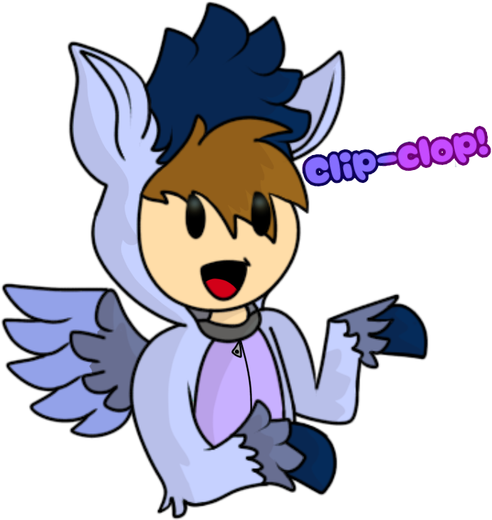 Clip Clop My Dudes By Feeferden - Cartoon (768x768)