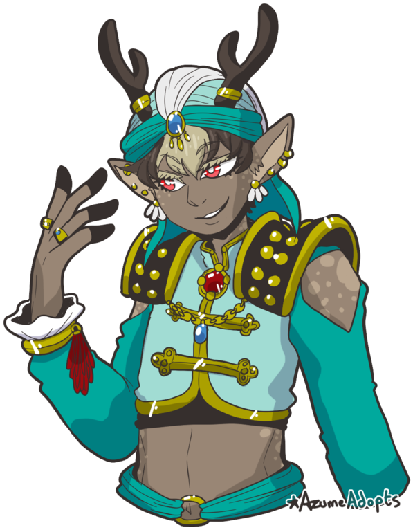 Bust Up For Reluctantlyred By Azume-adopts - Cartoon (600x773)