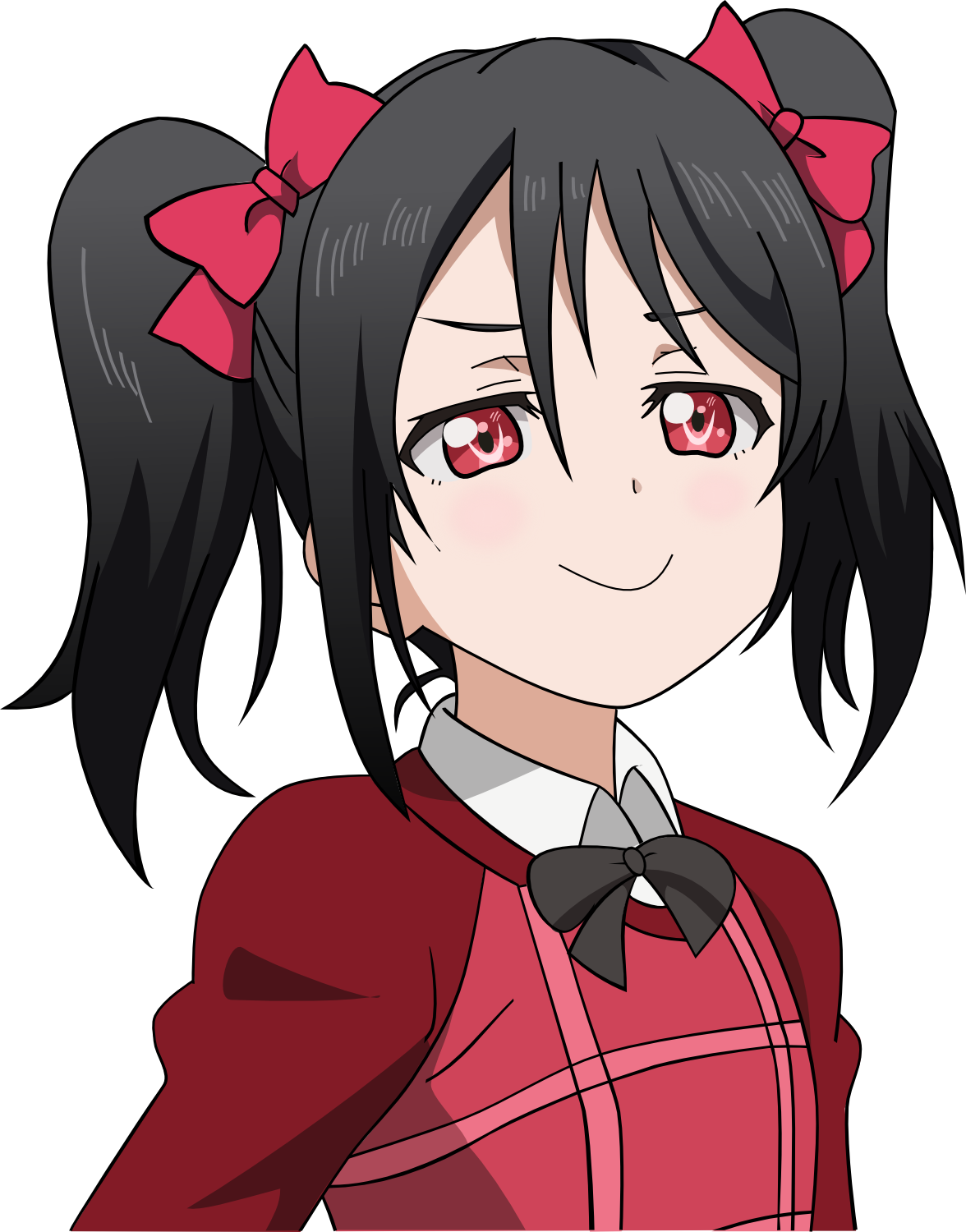 Smug Face - Anime Transparent (1176x1500)