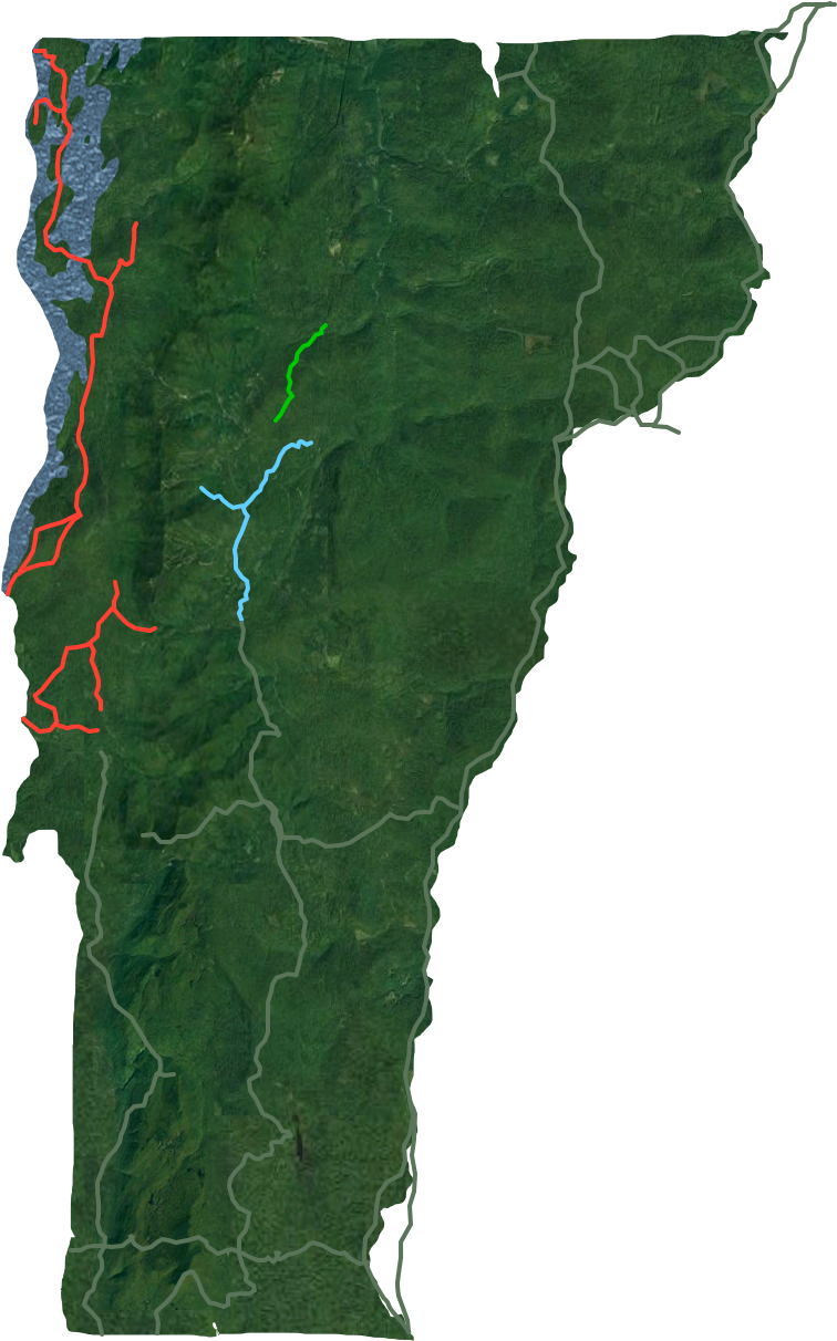 Crossroads Of Vermont Byway - Stock Illustration (856x1267)