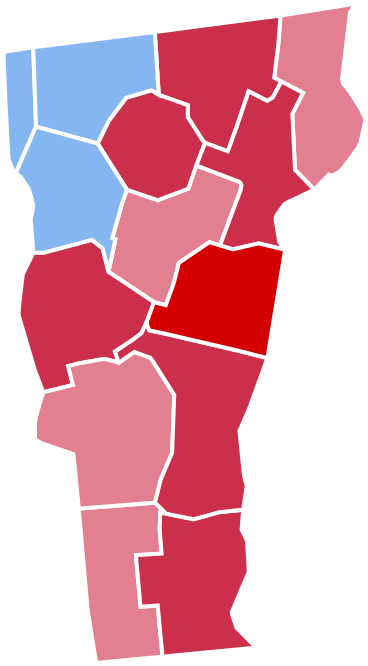 Vermont Election Results By County - House Of Representatives Election 1990 Vermont (423x768)