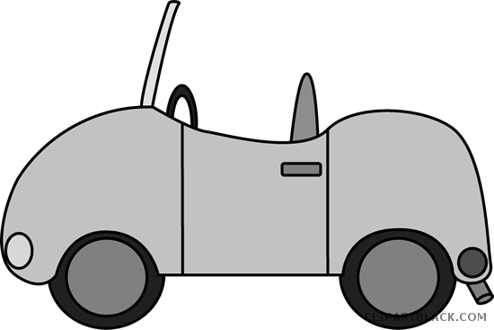 Cute Car Transportation Free Black White Clipart Images - Sleepover (550x367)