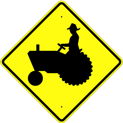 Related Products - Tractor Crossing Sign (500x500)