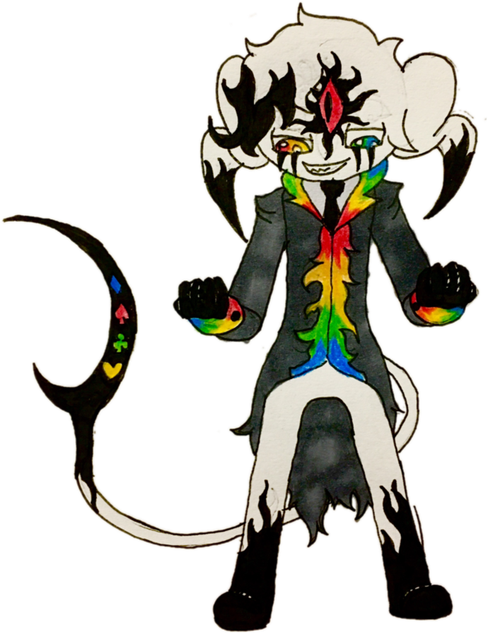 Twisted Deck And Suffer Fusion By Blackbeltkitten009 - Cartoon (894x894)