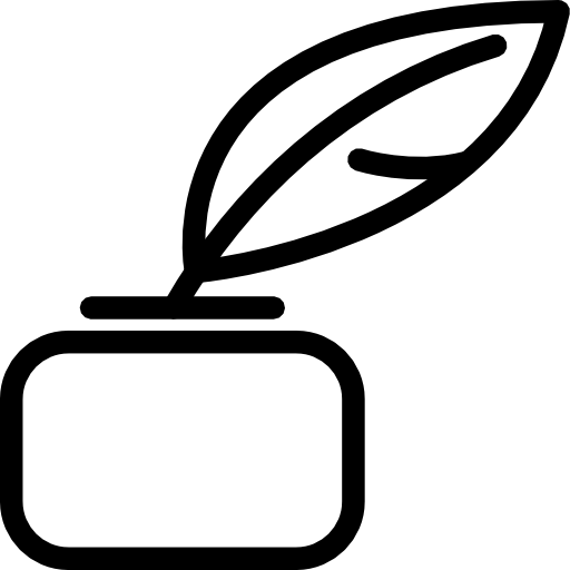 Quill With Ink Icon - Ink Icon (512x512)