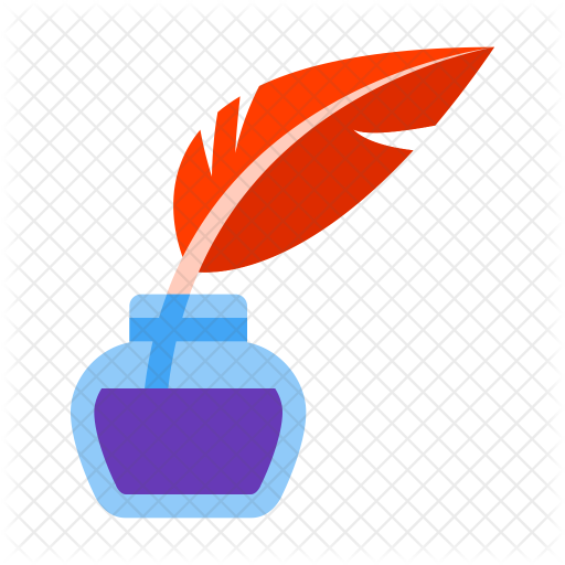 Quill With Ink Icon - Pluma Icon Png (512x512)