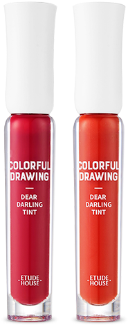[etude House] Colorful Drawing Dear Darling Tint - Etude House Colorful Drawing Dear Darling Tint Review (600x600)