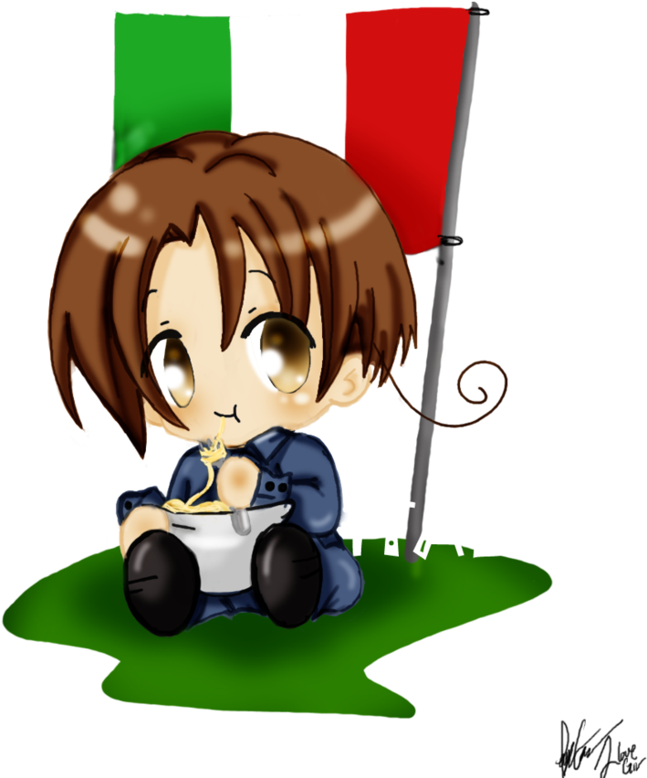 Chibi Italy By 2lovegir Chibi Italy By 2lovegir - Italian Chibi (900x965)
