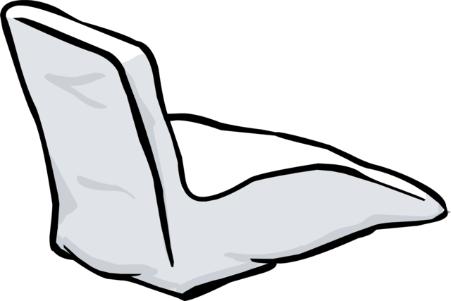 Snow Deck Chair Sprite 004 - Line Art (640x427)