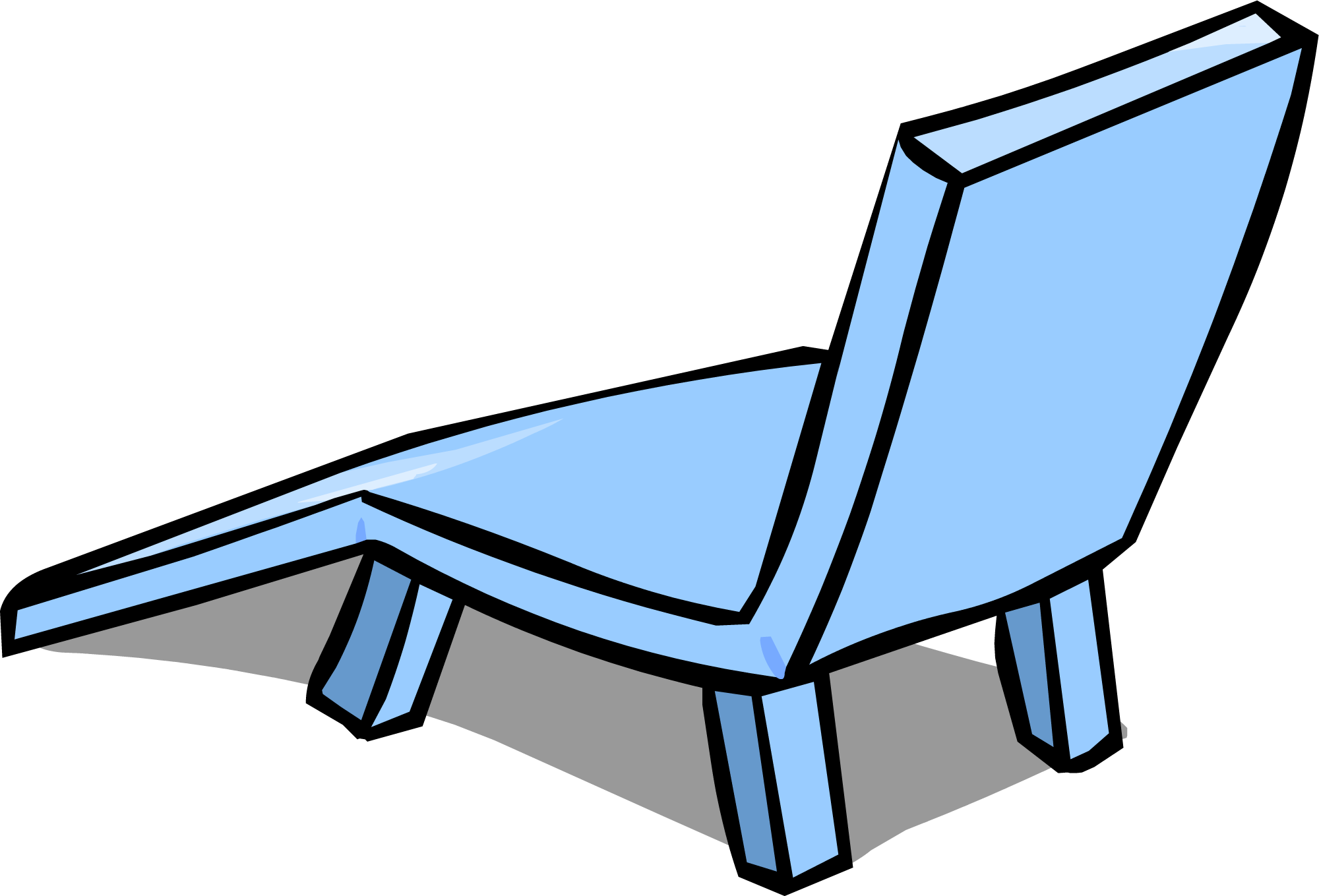 Blue Deck Chair Sprite 003 - 100 (2000x1359)